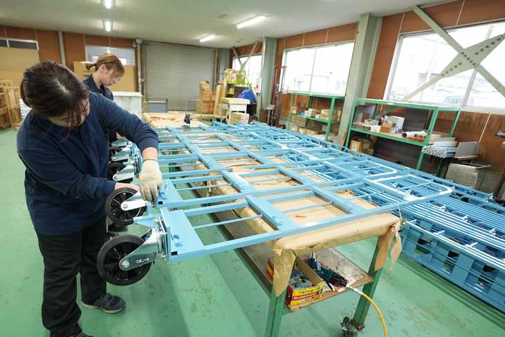 数量変動に強い生産体制